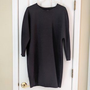 & other stories Black 3/4 Sleeve Shift Dress, US 8